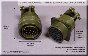 Mil Spec Connector Set