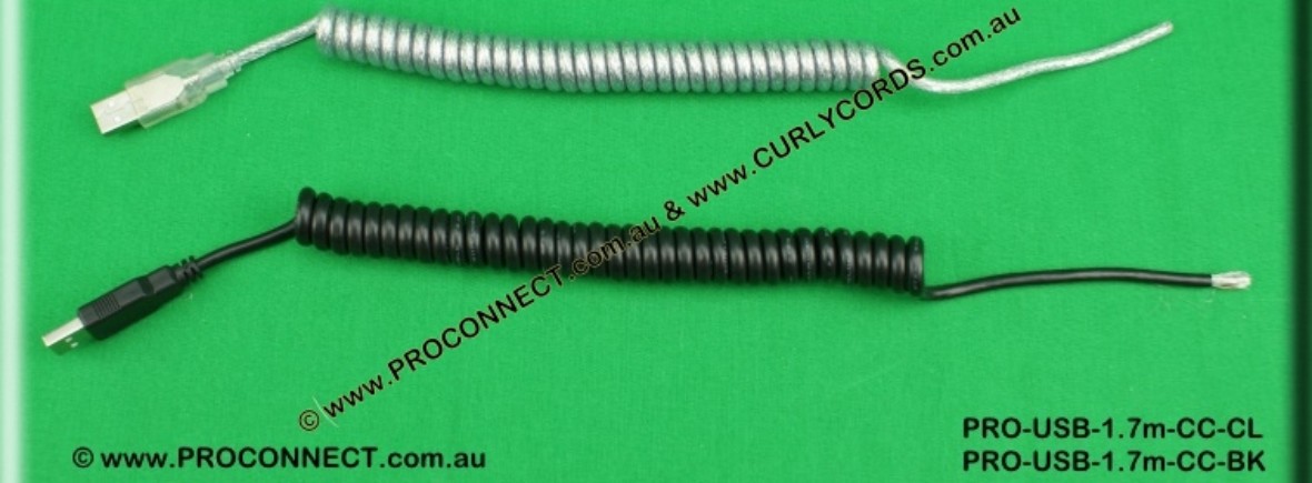 PROCONNECT USB Curly Cord