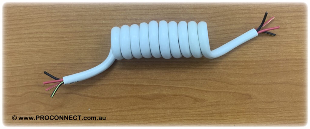 4 Core Speaker Cable Curly Cord